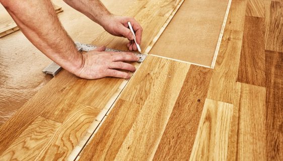 pose de parquet salle de bain
