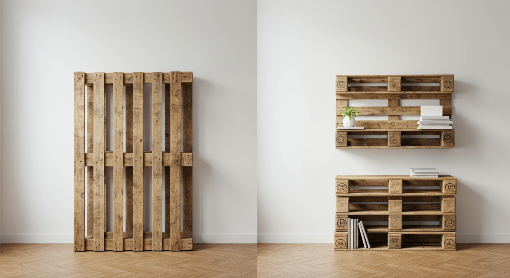 Recyclage de palettes en bois : des idées astucieuses pour une seconde vie