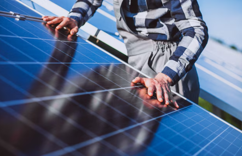 Installation de panneaux photovoltaïques