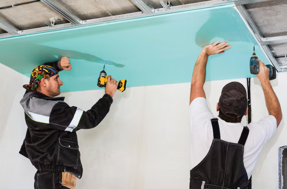 Pose de faux plafond