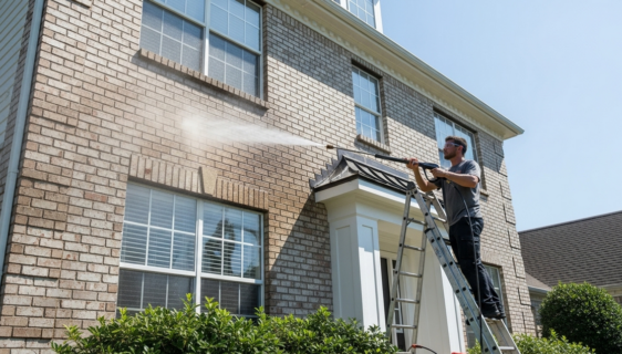 Nettoyage haute pression façade