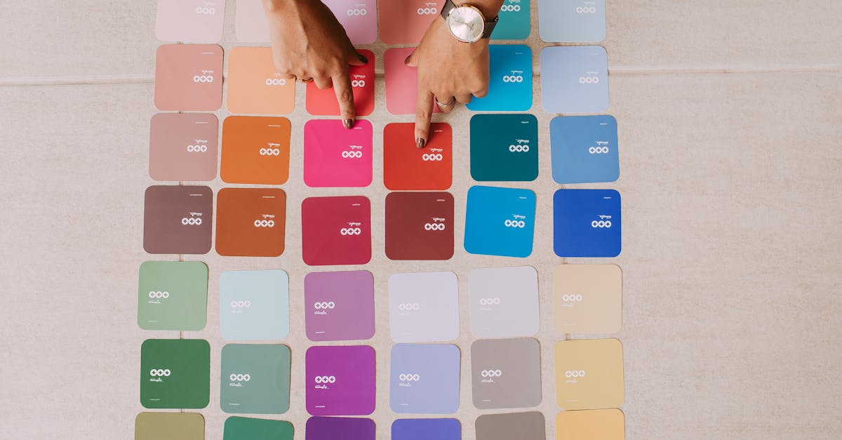 découvrez notre guide de sélection des couleurs pour choisir les teintes parfaites adaptées à vos besoins et projets.