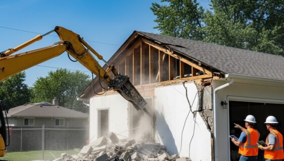 demolition partielle garage