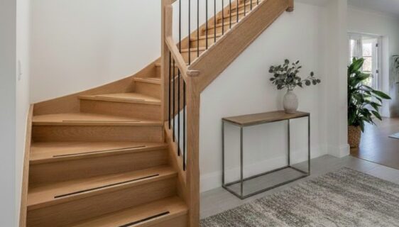 escalier quart tournant