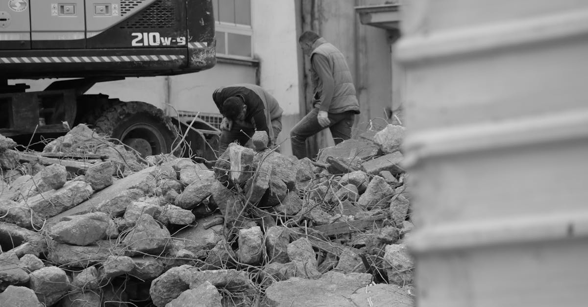 service professionnel d'élimination des déchets de construction, rapide et efficace pour un chantier propre et sécurisé.
