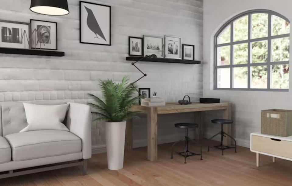 bureau dans le salon