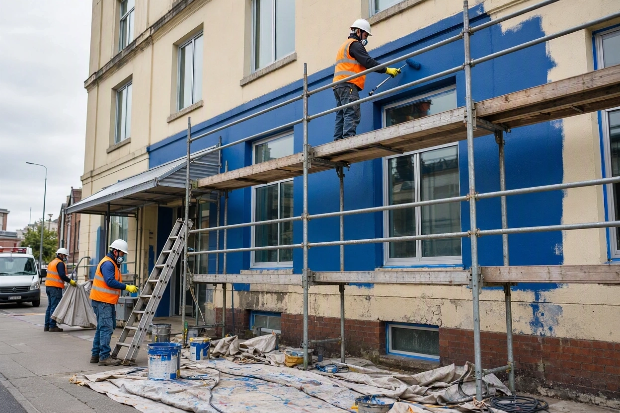 Travaux de peinture